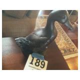 Wooden Duck Statue