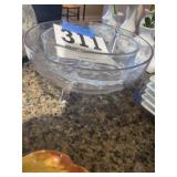 Glass Footed Bowl