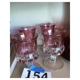 Kings Crown Goblets- set of 4