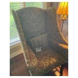 High Back Upholstered Fancy Armchair