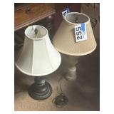 Pair of desk lamps
