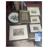 Framed prints with Wallace nutting