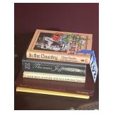 Coffee table books with Audubon and Thomas