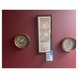 Crocheted home decor, wall art
