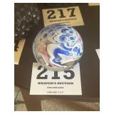 Glass paperweight