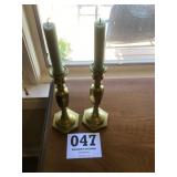 Pair of Brass Candlesticks