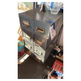 Library card file cabinet