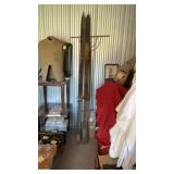 Wooden skis