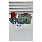 Rare submarine lunchbox with thermos