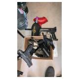 Paintball gun lot with BT four Tippmann 98 parts