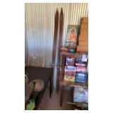 Wooden skis