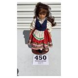 Plastic doll from Hungary