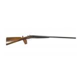 James Lang 12 gauge side by side shotgun w/ext. ha