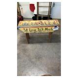 36" Wooden bench