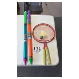 Water blasters badminton rackets