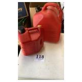Two fuel containers