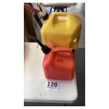Two fuel containers