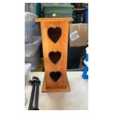 Wooden toilet paper holder