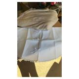 White tree skirt and blanket