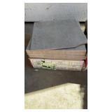 12" ceramic tiles, tan 20 pcs + 1 with broken