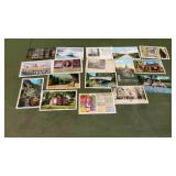 16 vintage postcards