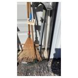 Lawn rakes , and hose station
