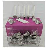 (34) Christmas Clip-On Candle Holders & Candles