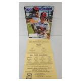 Rose, Morgan & Perez Autographed S.I. Magazine