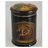 1997 Russian Black Lacquer Dresser Box