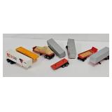 (8) Asst Tyco & Aurora HO Slot Car Trailers