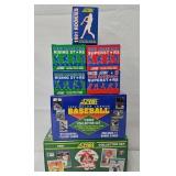 (7) Score Baseball Card Factory Sets