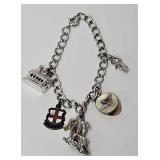 Vintage Sterling Silver Charm Bracelet