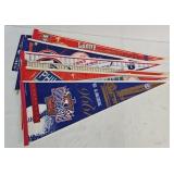 (6) 1990's-2000's Phillies Felt Pennants