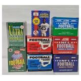 (8) NFL Football Card & Update Factory Sets