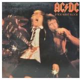 AC/DC 'If You Want Blood' LP record