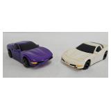 (2) Tyco C5 Corvette HO Slot Cars