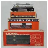 (3) Lionel O-Gauge Freight Cars w/Orig Boxes