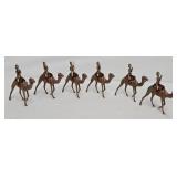 (6) Britains British Camel Corp Die Cast Soldiers