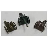 (3) Britains Die Cast Toy Cannons