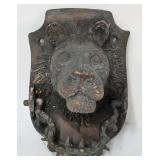 Cast Iron Lion Door Knocker