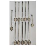 (12) .800 Turkish Silver Spoons (100.0 gtw)