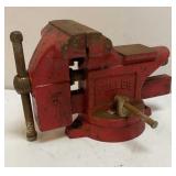 Vintage Fuller 4' Swivel Bench Vise - Working