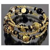 Di Francesca Murano Glass Beaded Bracelet