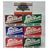 (7) Topps 'Traded' Series Baseball Card Sets