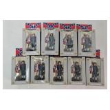 (9) Die Cat CSA Flag Bearer Toy Soldiers (MIB's)