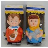 (2)Japan Mother Goose Series Key Wind Walker Toys