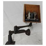 W.U.Tel Co Resonator Hood & Telegraph Sounder