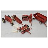 5 Pcs Tru-Scale Pressed Steel Farm Equipment Set