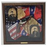 'North & South' Shadow Box Diorama