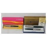 2 New Old Stock Parker Pen Sets MIB